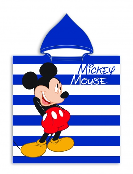 badponcho Mickey Mouse 55 x 110 cm