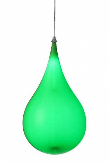 hanglamp druppel IP44 18 x 33 cm groen