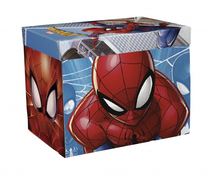 Spiderman opbergbox/speelmat 30 x 30 x 30 cm