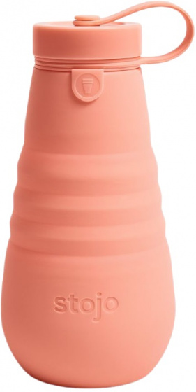 Stojo drinkfles Apricot 590 ml siliconen roze Stojo drinkfles Apricot 590 ml siliconen roze